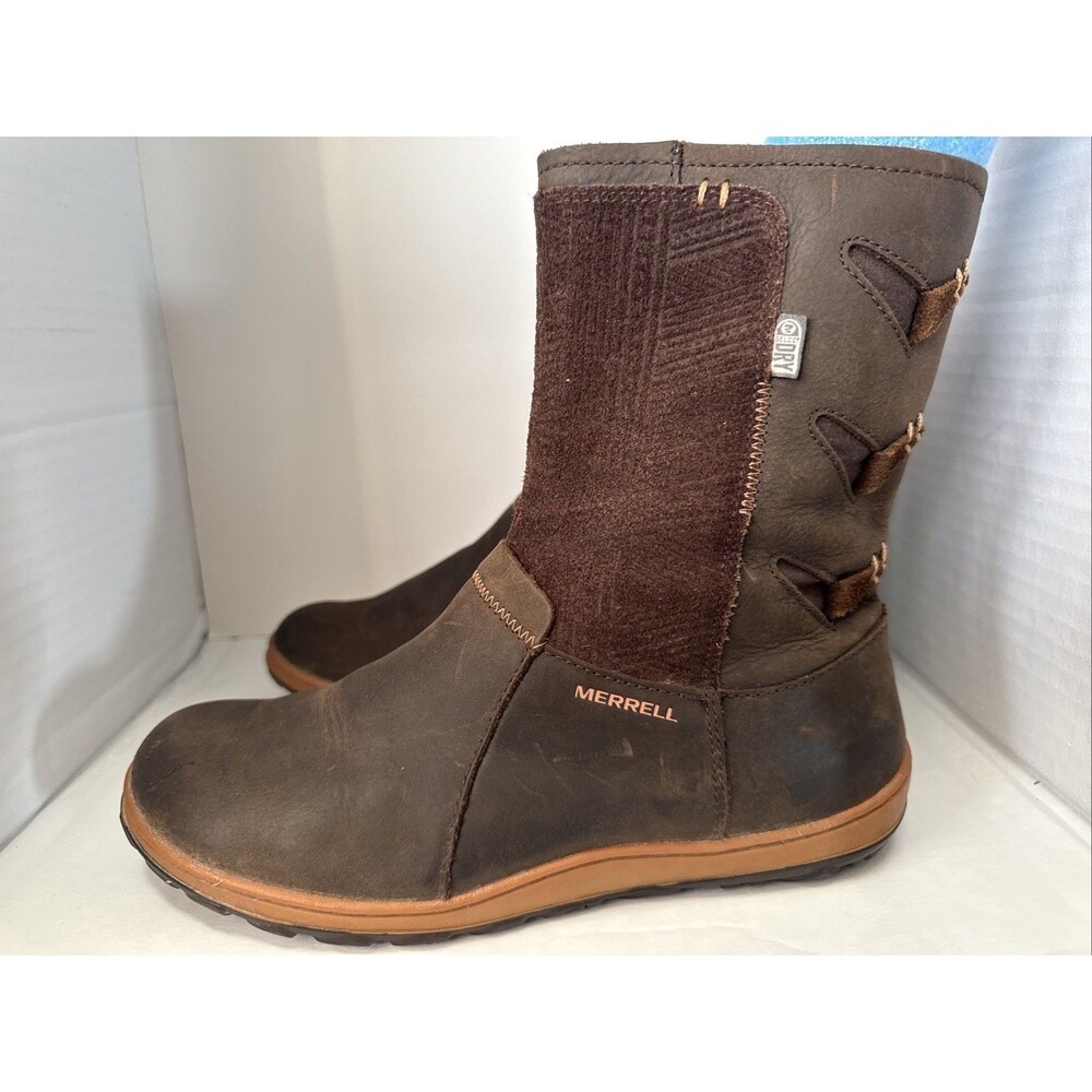 Merrell Sylva Waterproof Tall Winter Boots Women's 200 Gram Insulated SZ-7.5